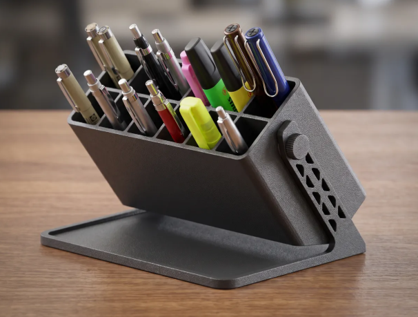 Adjustable Desktop Pen & Usb Cable Organizer